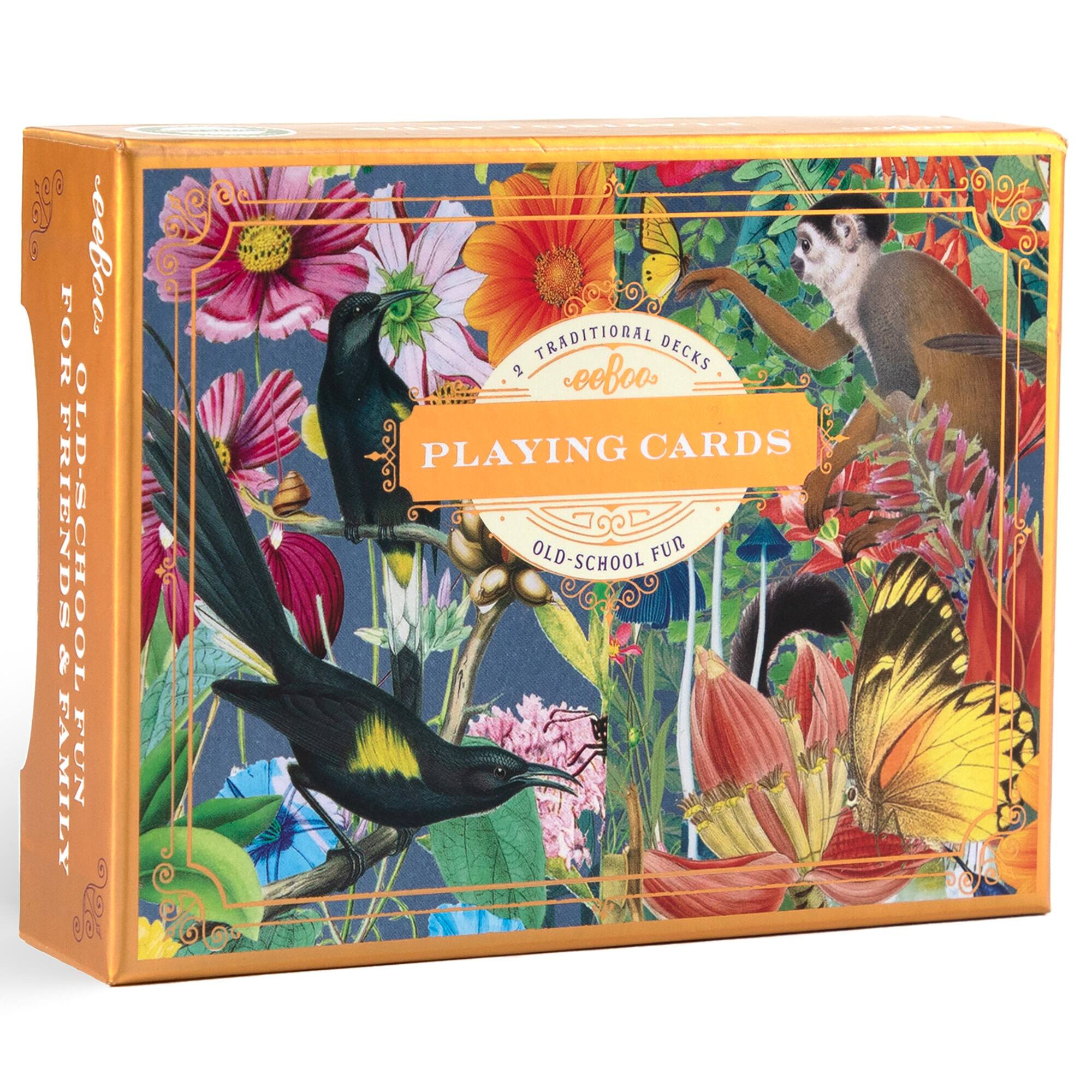 eeBoo Piece & Love Garden of Eden Playing Card Decks